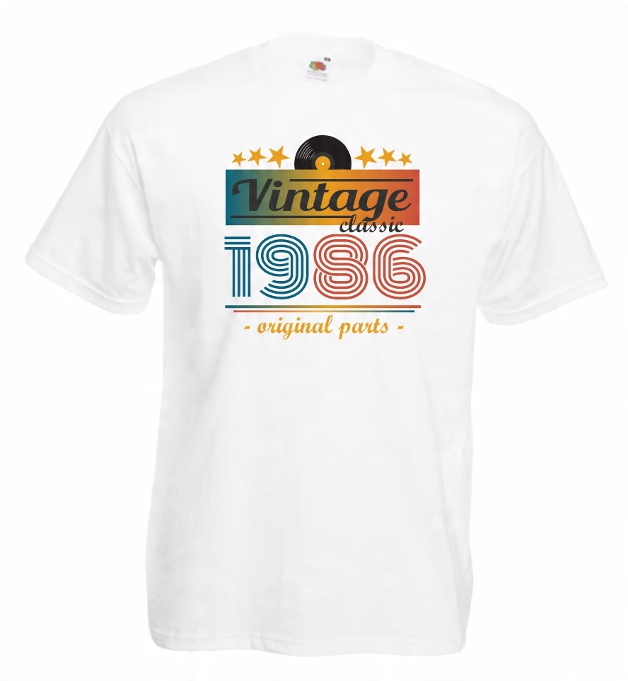 

T-shirt Koszulka Urodziny Rocznik 1986 Vintage L