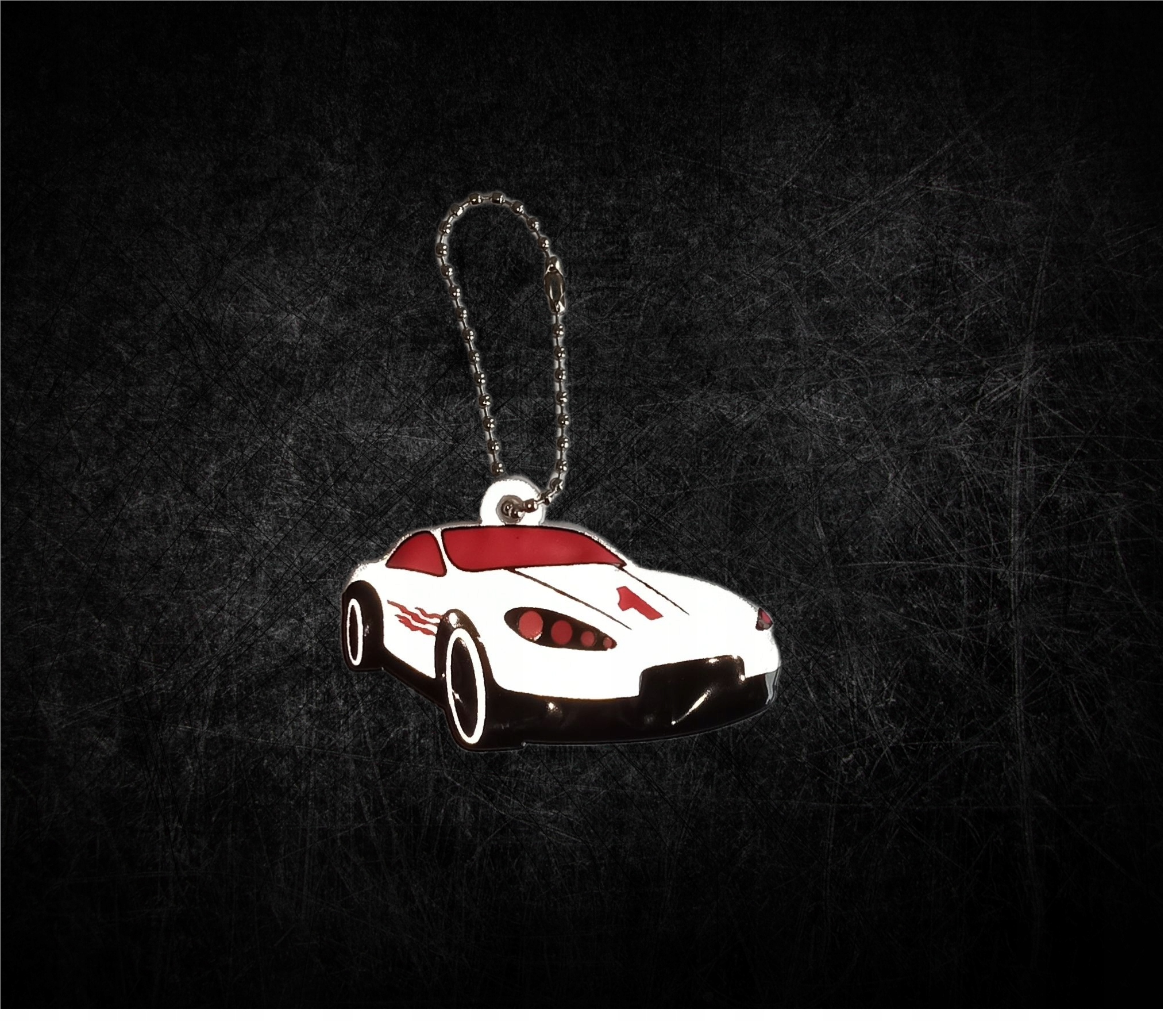 ODBLASKOWA ZAWIESZKA BRELOK ODBLASK GADŻET PRZYWIESZKA Z ŁAŃCUSZKIEM AUTO Kod producenta ZAWIESZKA AUTKO SPORTOWE