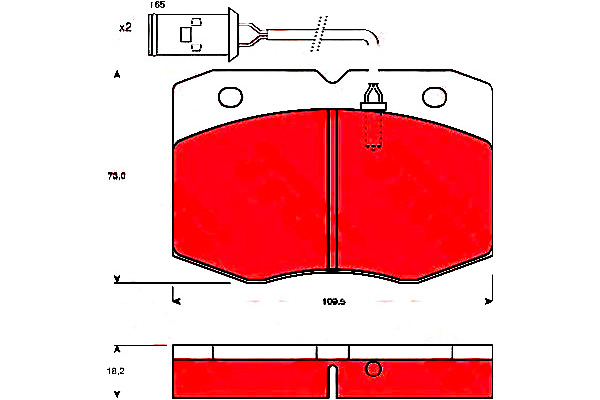 TRW КОЛОДКИ ГАЛЬМІВНЕ ІВЕКО ДЕЙЛІ II 30-8 (14914111