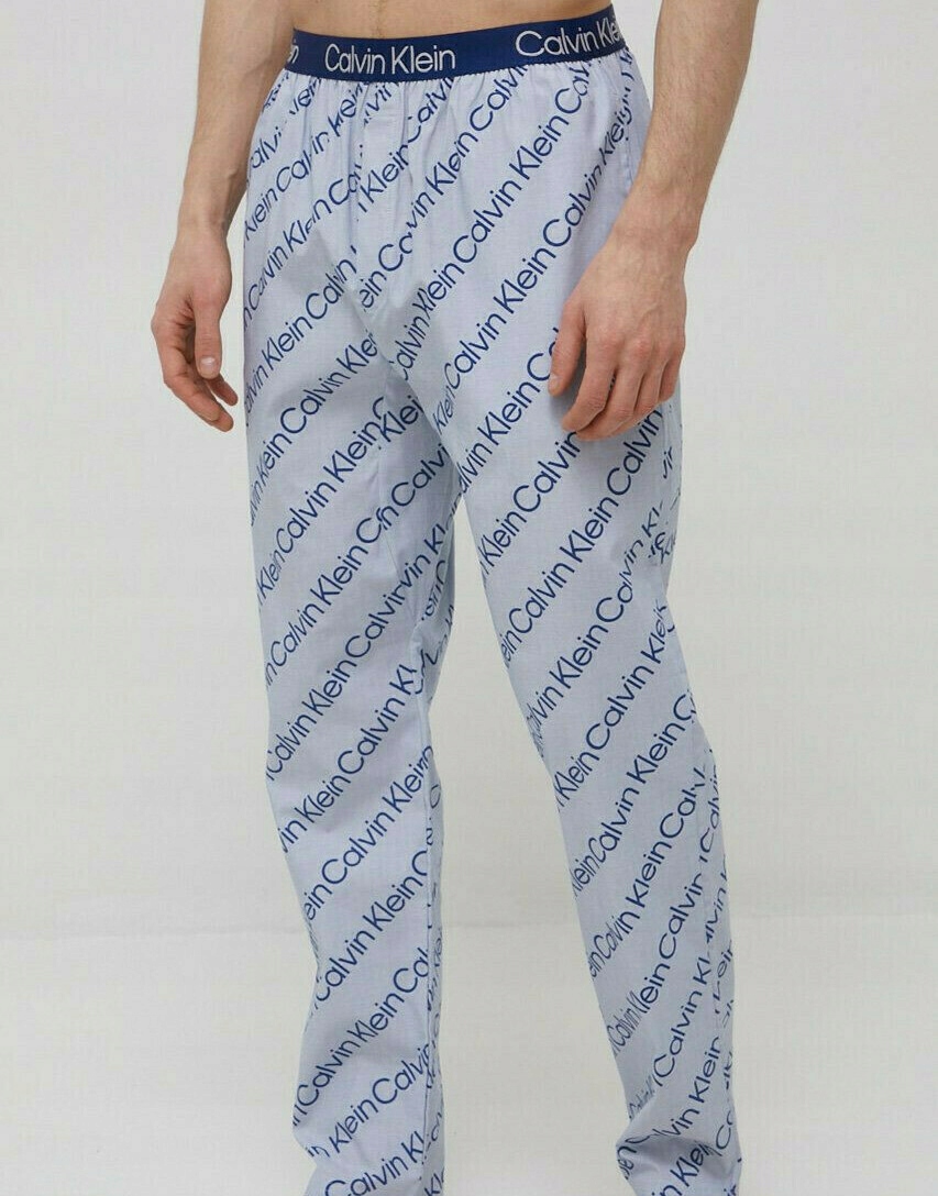 Calvin Klein Bavlněné Logované Pyžamové Kalhoty S 0Z7C5* CK63 S C_6