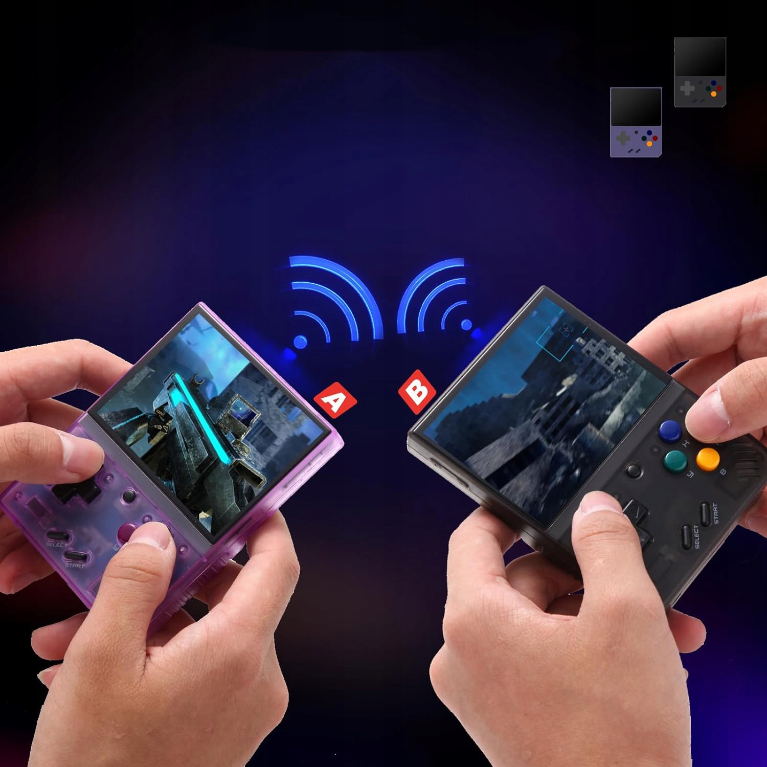 PRZENOŚNA KONSOLA DO GIER MIYOO Mini + Linux 128GB Wi-Fi 15000 GIER Model DO GIER MIYOO Mini Plus