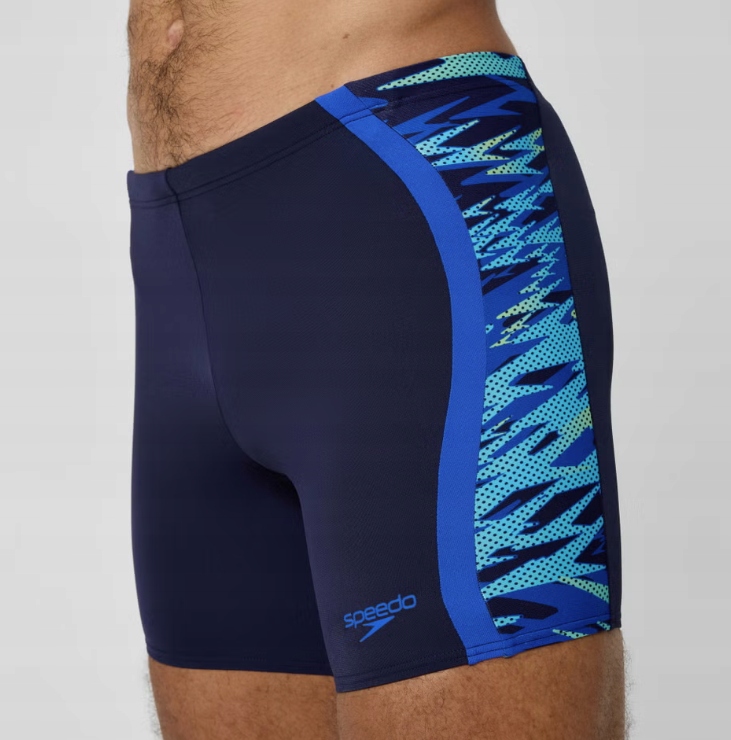 Kraťasy Speedo Hyperboom Splice Navy Mid jammers M (UK34)