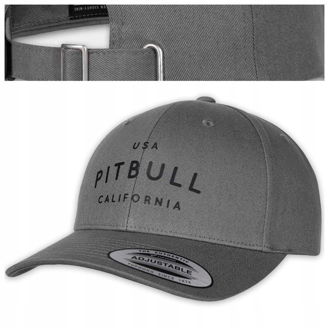 Kšiltovka Pit Bull „usa Cal“ Snapback grafitová