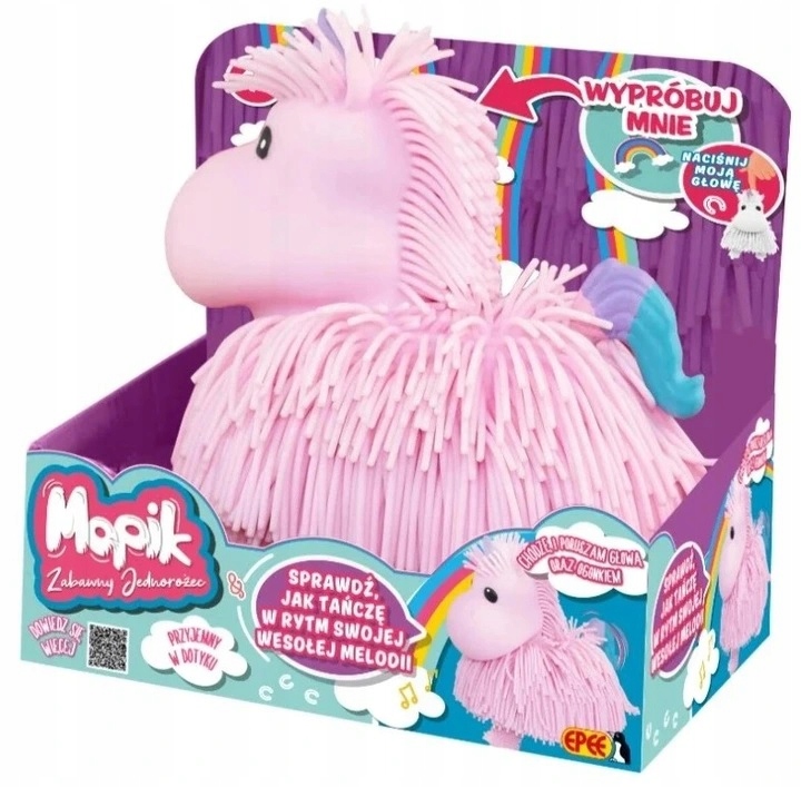 

Mopik Zabawny Jednorożec Różowy Epee Interaktywny