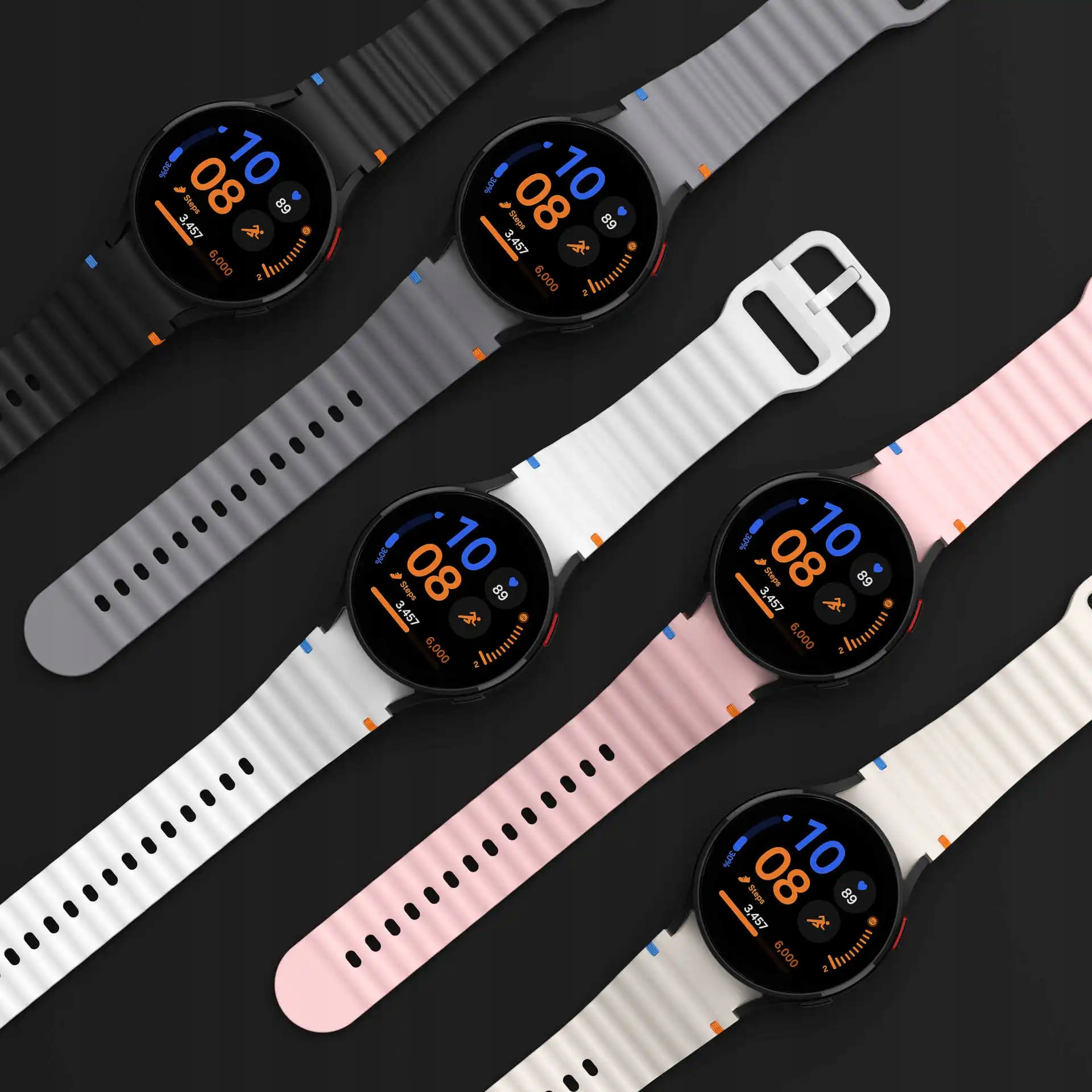 Etui ze szkłem 2w1 Pełna Ochrona do Samsung Galaxy Watch 7 44mm | KOLORY Marka Inna