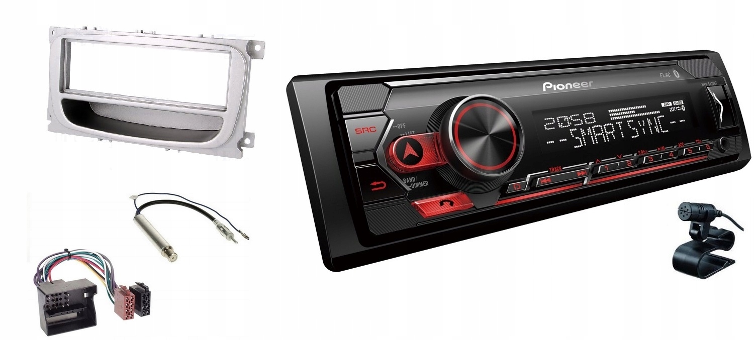 Pioneer MVH-S420BT Autorádio Aux Usb MP3 Bluetooth Ford Mondeo Focus od 2007