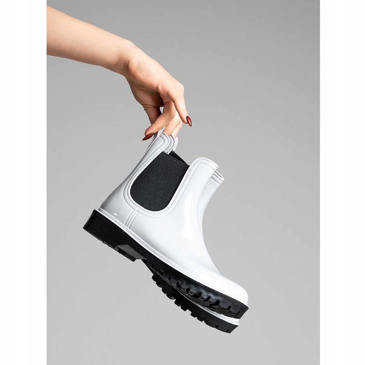 Kalosze gumowce sztyblety modne gumiaki zgrabne wygodne lekkie Wojtyłko Rozmiar 37