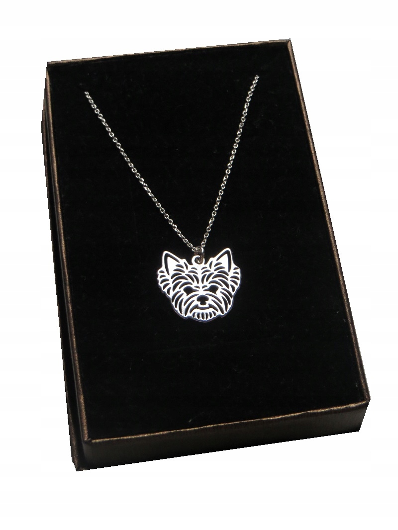 

Naszyjnik Celebrytka piesek pies york srebro 925