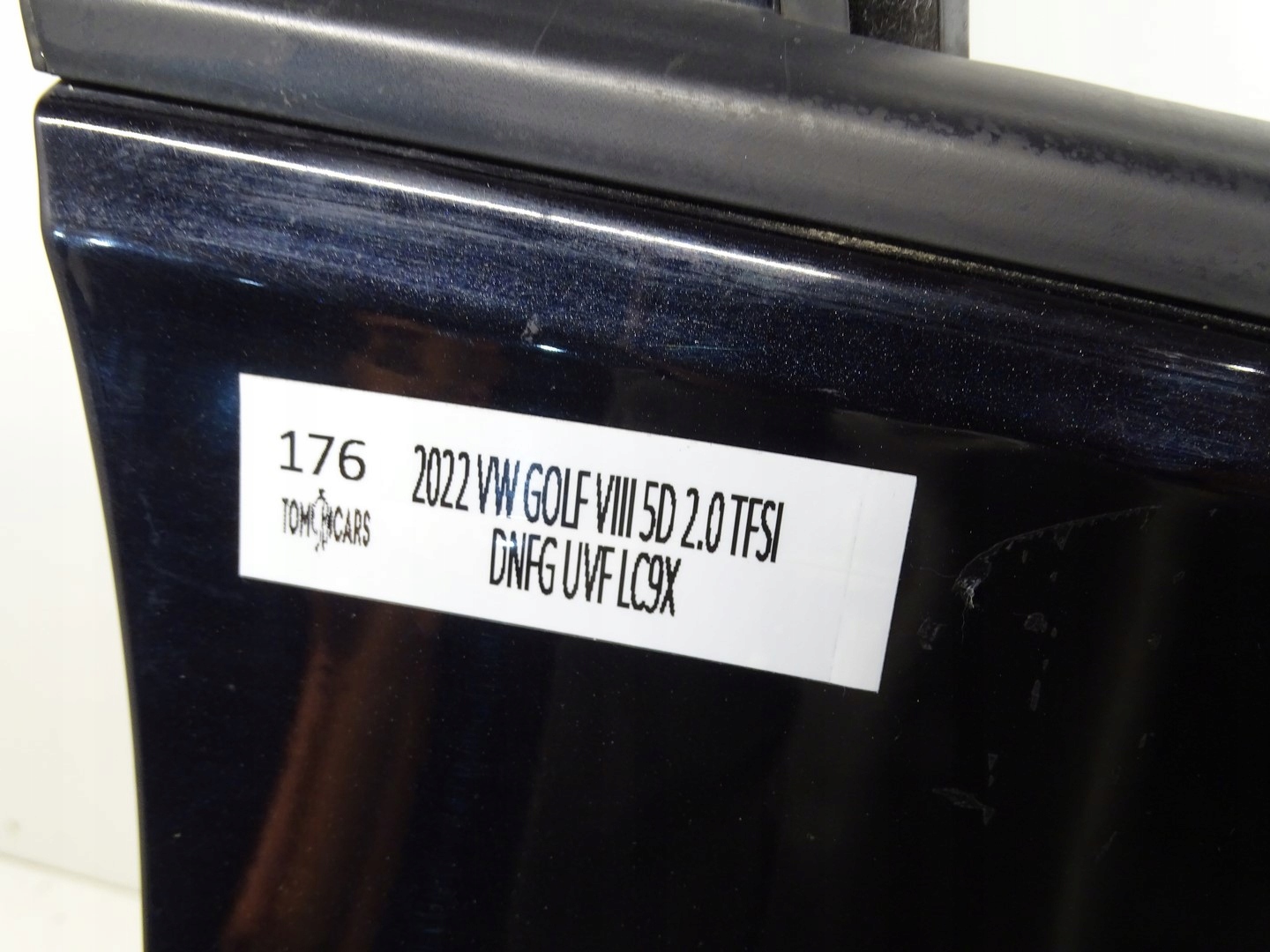 door right front right front VW GOLF VIII 8 MK8 black, LC9X