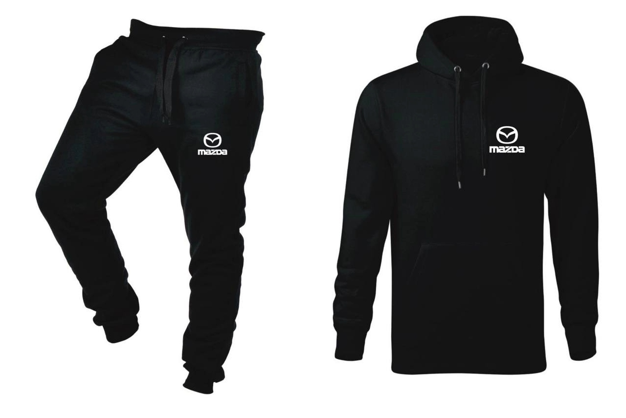 Tepláková Souprava Teplákovka Mazda Mikina A Kalhoty Černá XXL