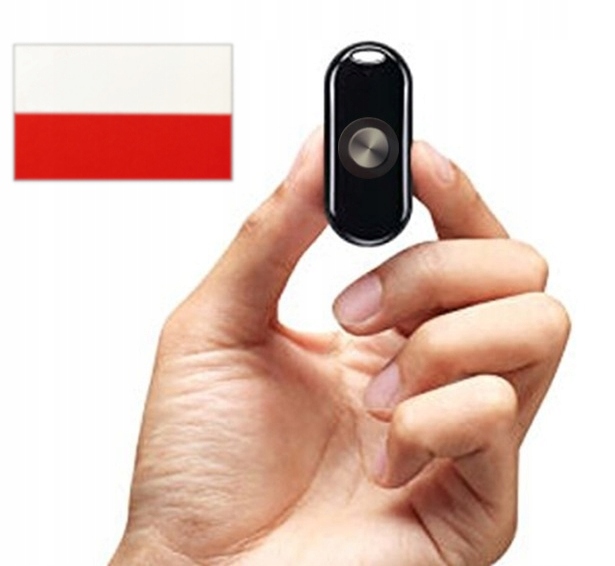 Diktafon mini malý přívěsek draVires 32GB špionážní nálepka