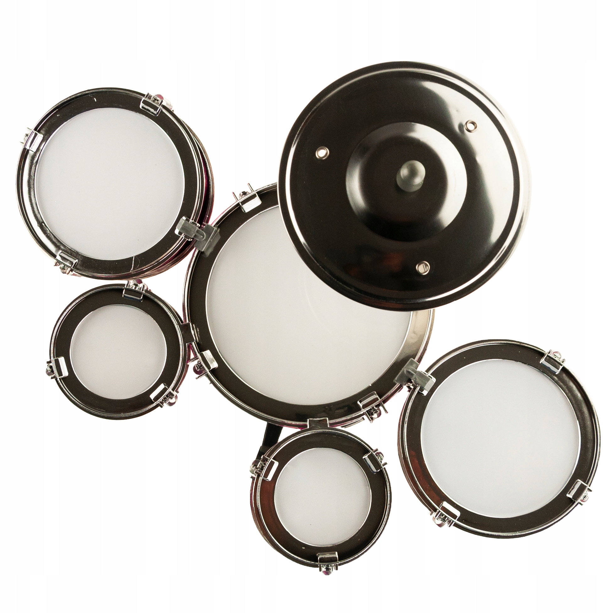 PERKUSJA + GITARA ZESTAW MUZYCZNY UKULELE BĘBNÓW TALERZ PAŁECZKI DLA DZIECI Wysokość produktu 24 cm