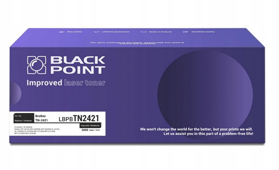 Toner Black Point LBPBTN2421 do Brother TN2421 czarny 3000str
