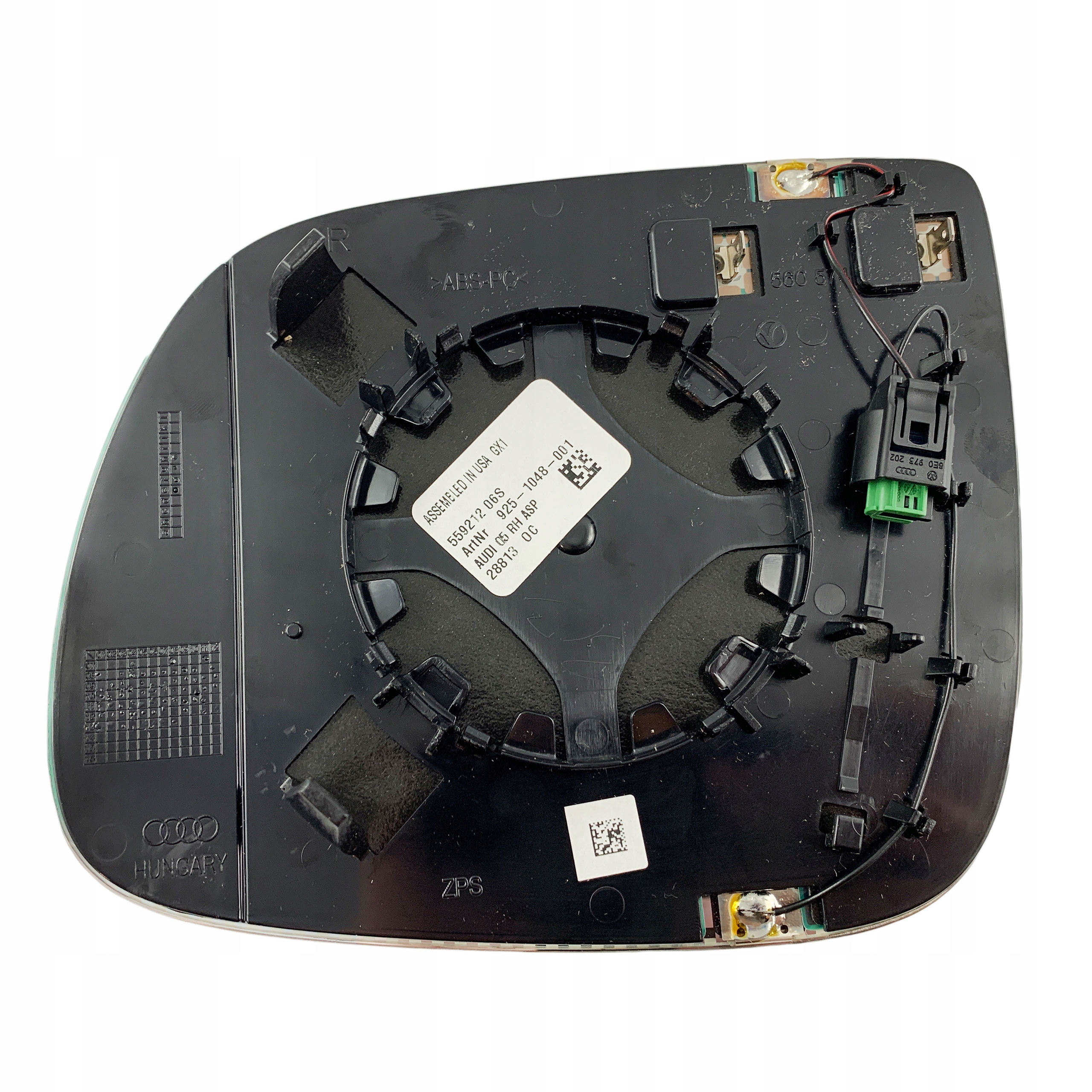 Wklad lusterka 8R0857536M Audi Q5 Q7 sferyczne Installation side Right