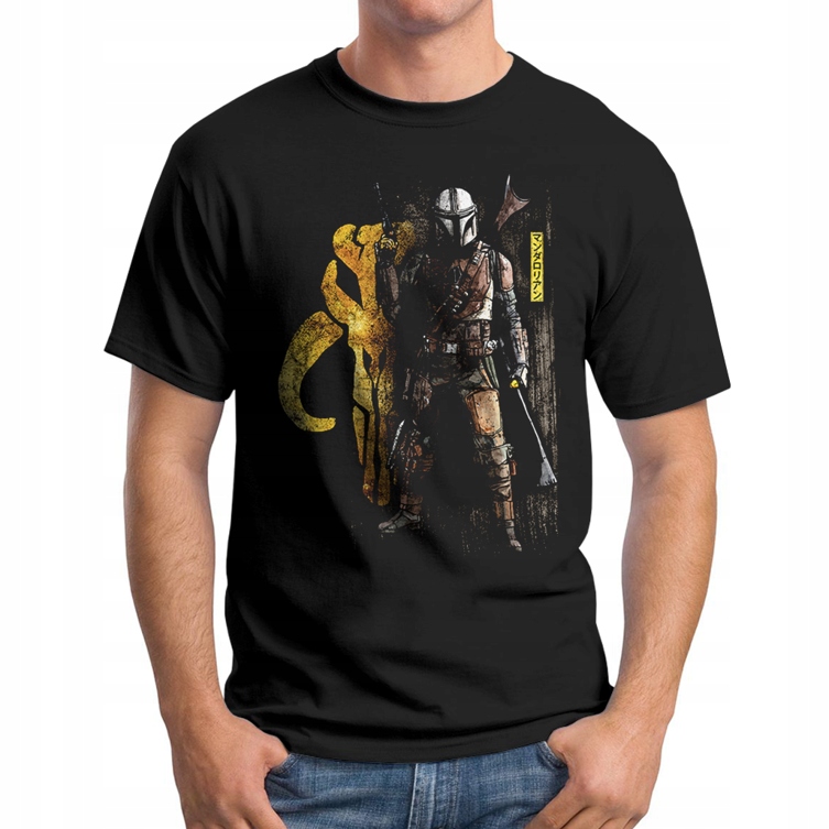 

Koszulka Męska Mandalorian Grunge Art L