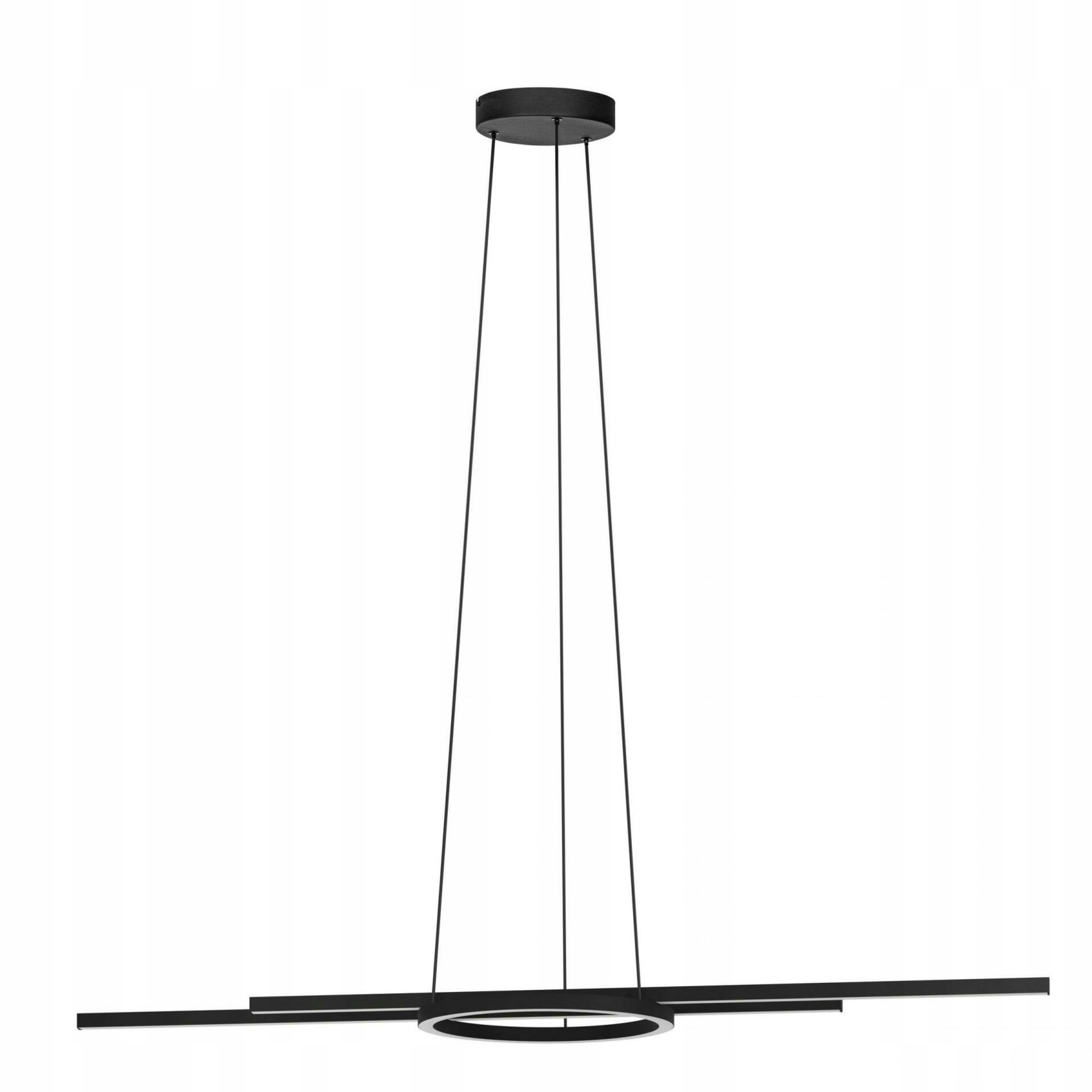 Závěsné Led svítidlo Eglo Zillerio-z černé 24,1W 3240lm Cct Smart