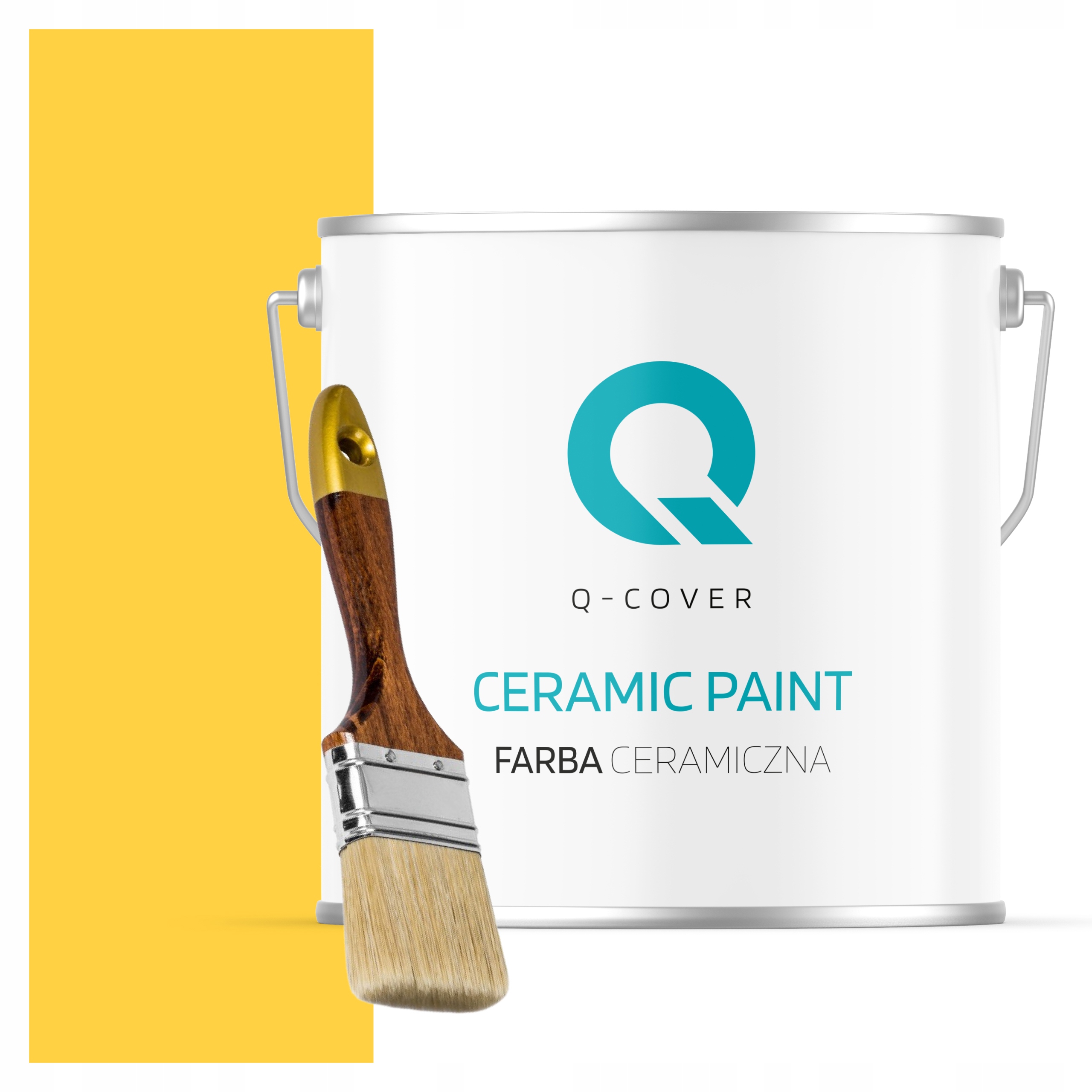 Nástenná Keramická Farba Zlatá H7064 5L Matná Poľský Výrobca Štetec