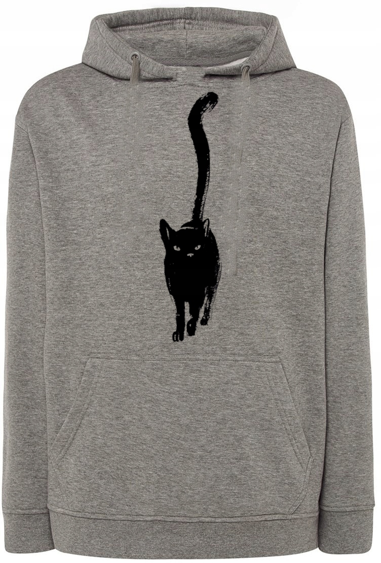 Mikina s pěkným potiskem Kočka vel. L