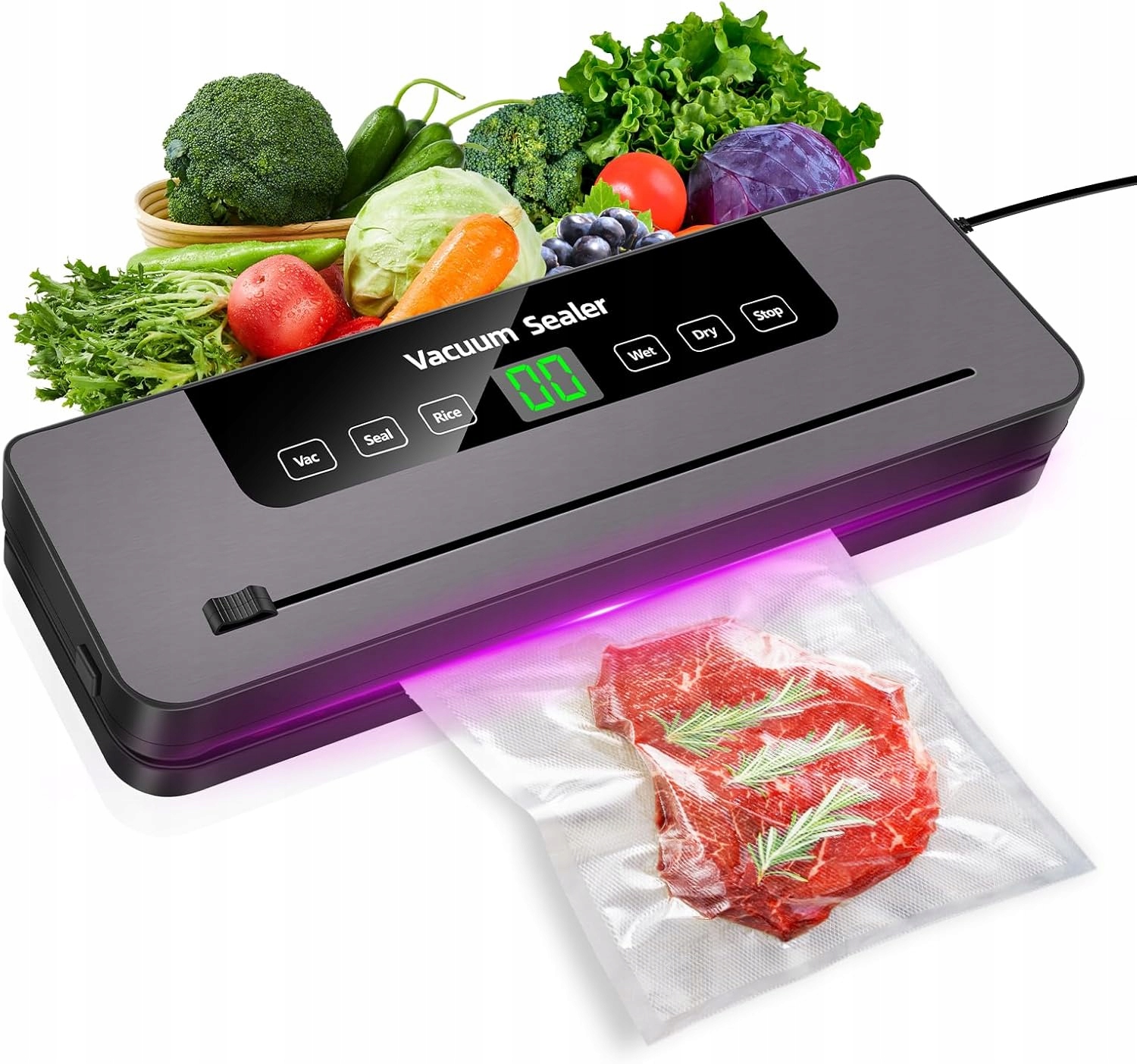 Zgrzewarka Próżniowa Do Żywnośći 10 Worków