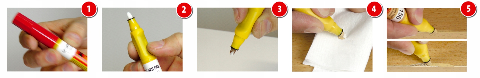 Pisak mazak marker retuszerski KANTEN-FIX RAL 3020 Marka Ottimo Systems