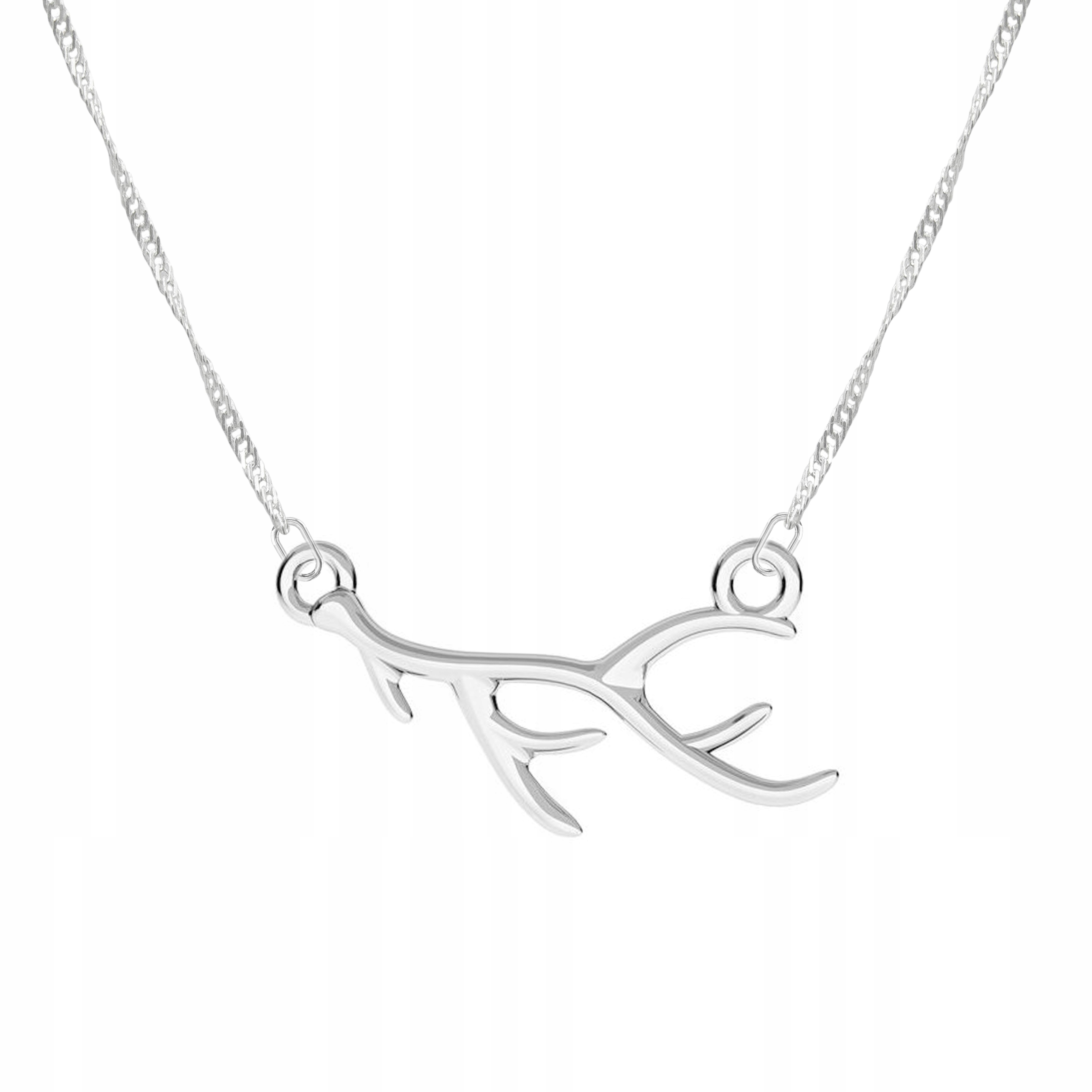 Stříbrný řetízek náhrdelník 925 Paroží Jelena