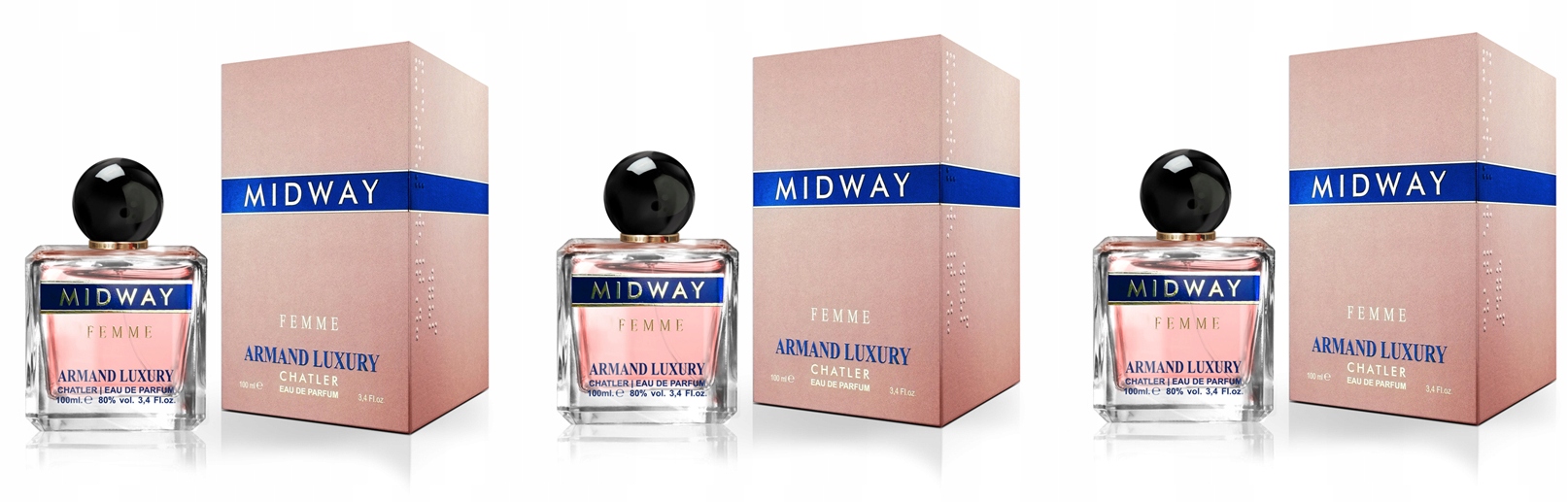 Chatler Armand Luxury Midway 3x100ml parfumovaná voda