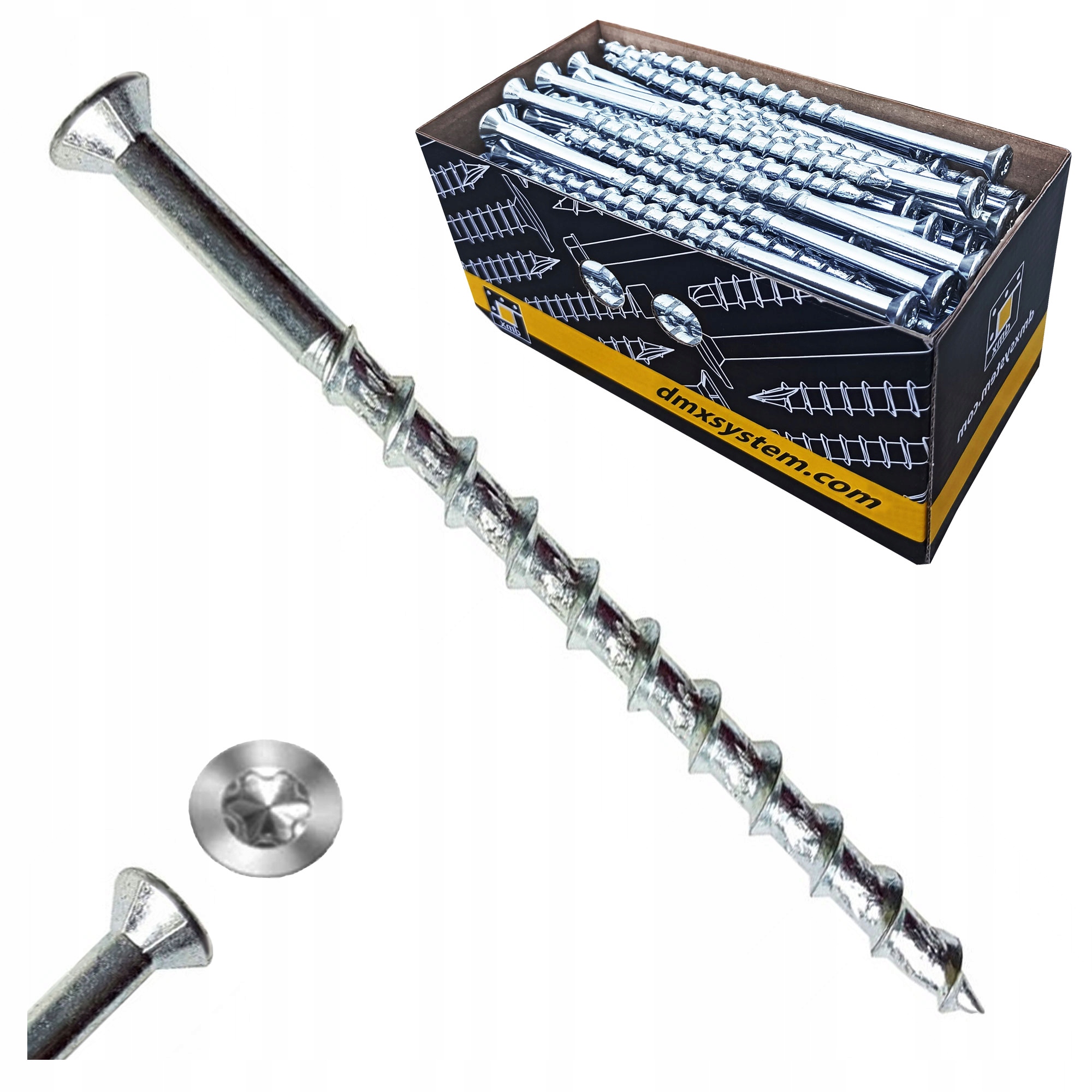 

Wkręty Do Gazobetonu 8x140 Torx Łeb Stożkowy 50szt