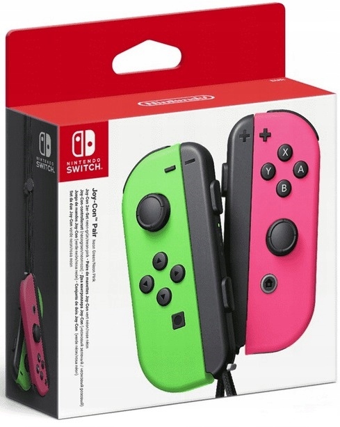 Zestaw Kontrolery Joy Con Neon Green Neon Pink