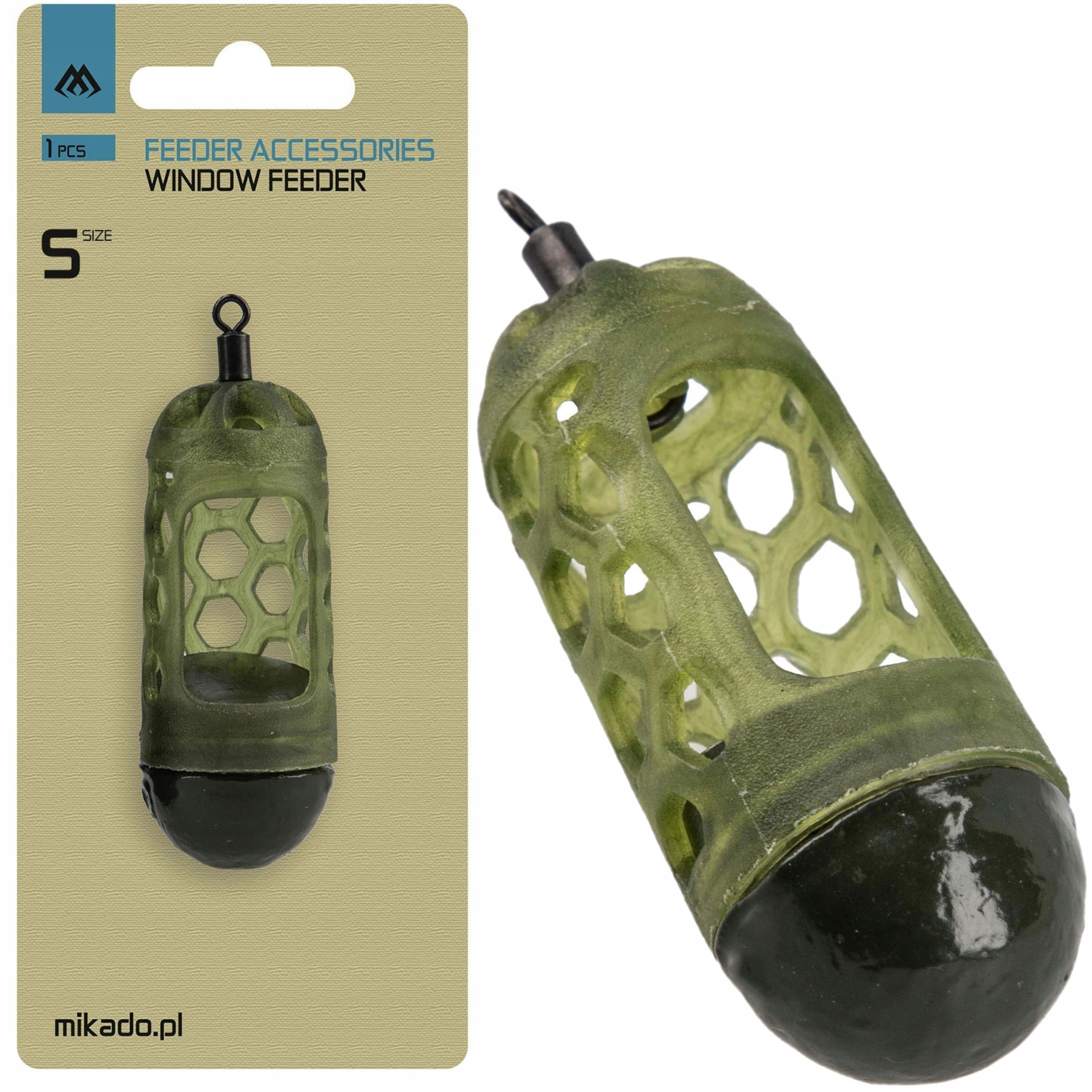 Koszyk Koszyczek Zanętowy 50G Window Feeder rozmiar M Mikado