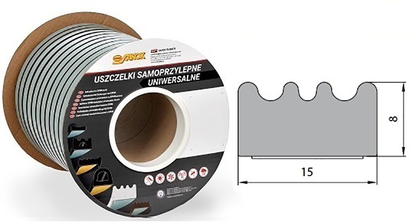 USZCZELKA DO OKIEN DRZWI SD-84 BIAŁA 50M