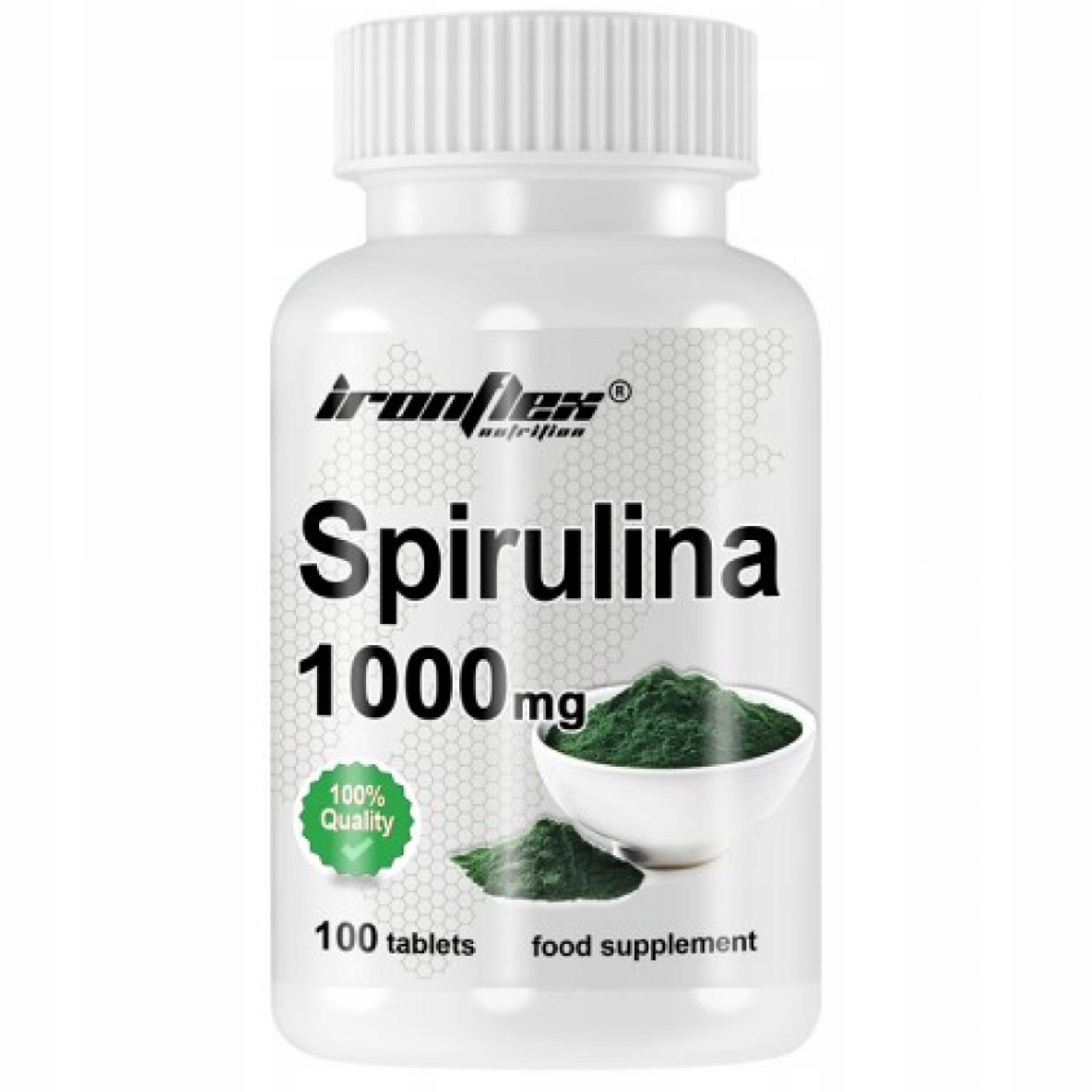

Ironflex Spirulina 1000mg 100tab Algi Oczyszczanie