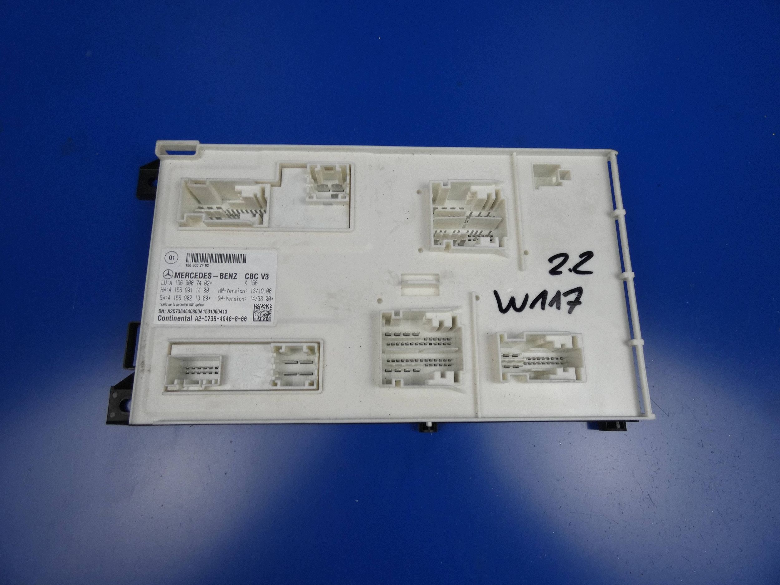 MERCEDES CLA W117 W176 W246 W156 module control unit SAM