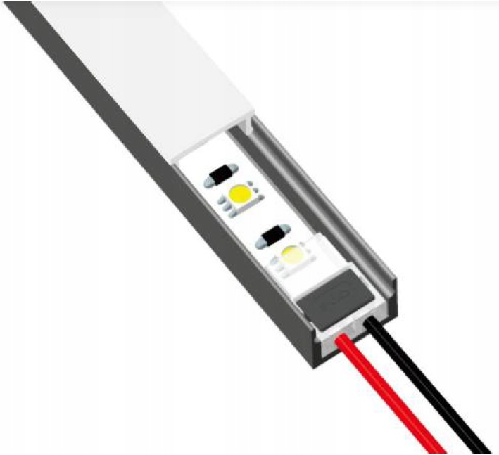 

Złączka Mini szybka do taśma Led 8mm - przewód