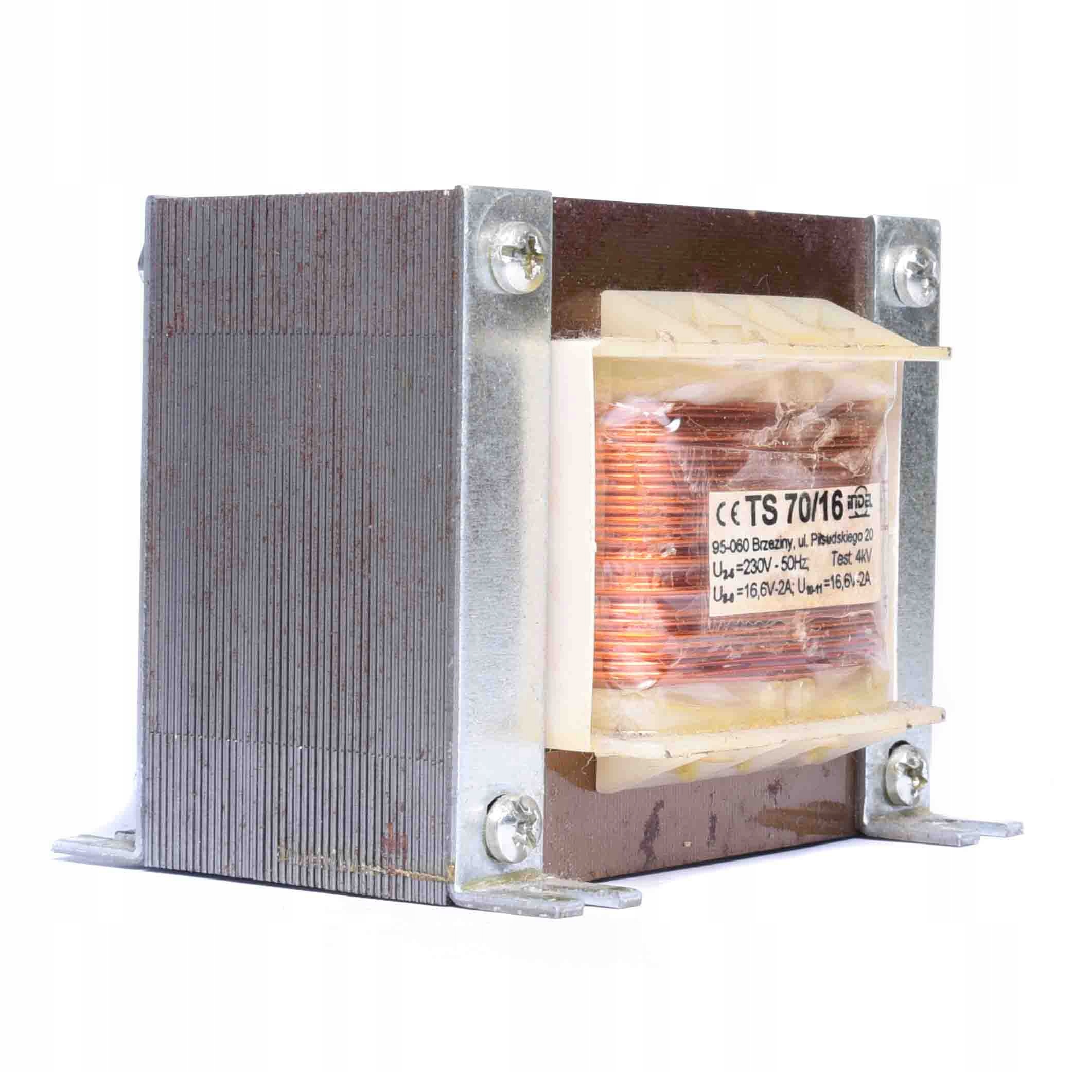 TS 70/16 2x17V-2x2A TRANSFORMATOR SIECIOWY