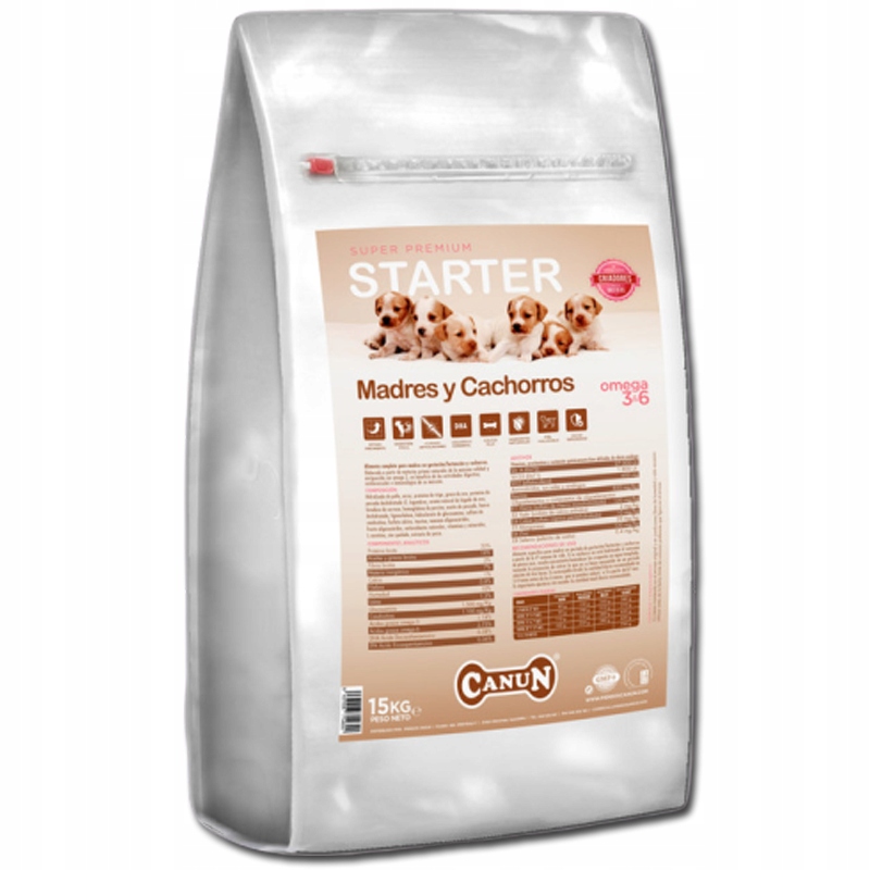 Levně Canun Starter 15 kg – profesionální krmivo pro štěňata a kojící feny