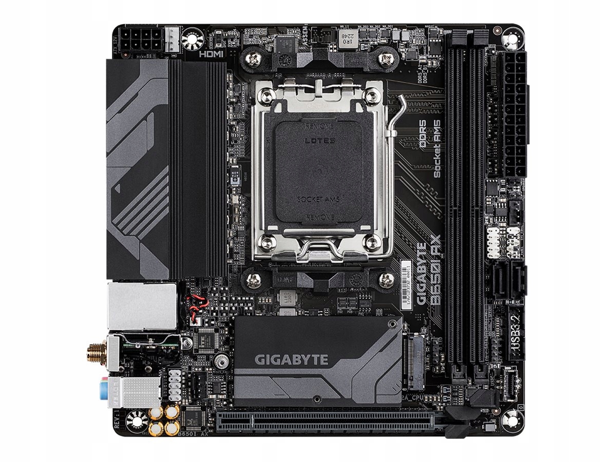 Gigabyte B650I Ax 1.0 Rodina procesoru Amd Procesorová patice AM5 P
