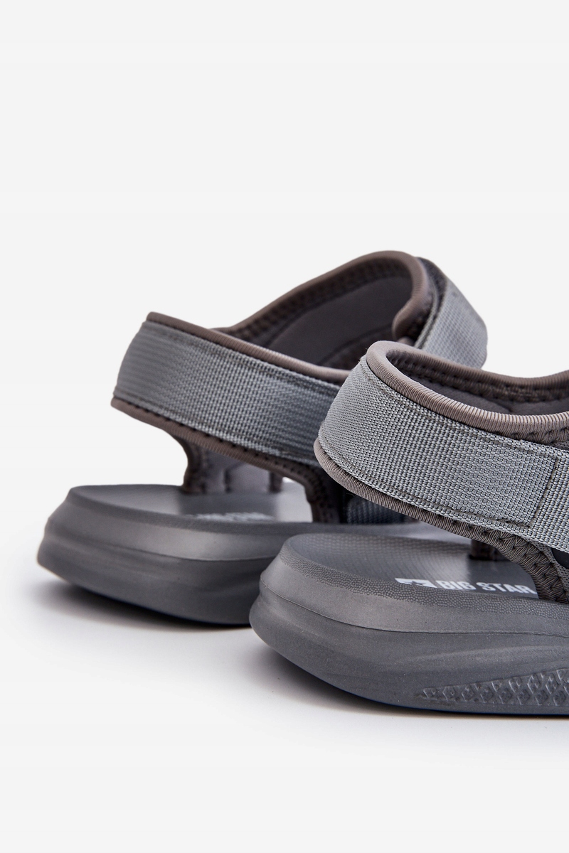 MĘSKIE SPORTOWE SANDAŁY BIG STAR HH174843 SZARE 43 Materiał zewnętrzny tkanina