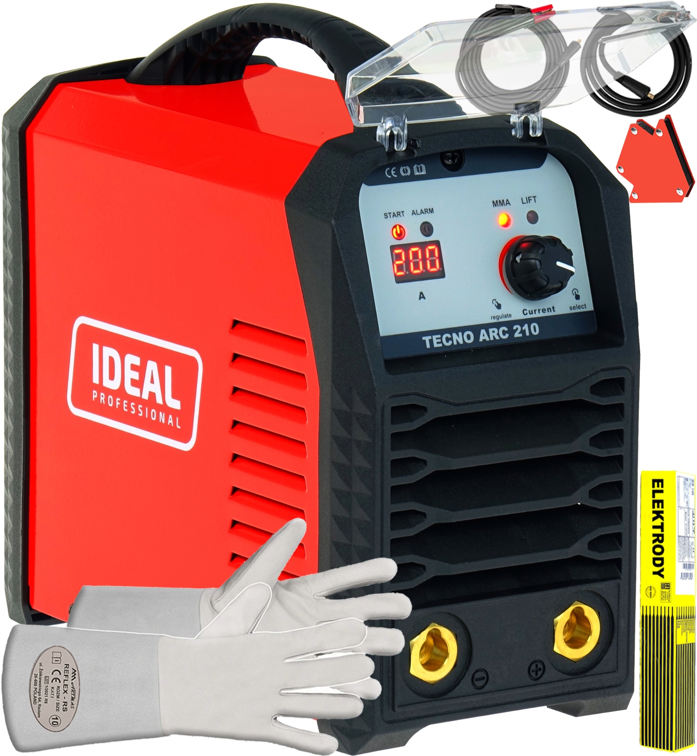 Invertorová Elektrodová Svářečka Ideal 230V 200A