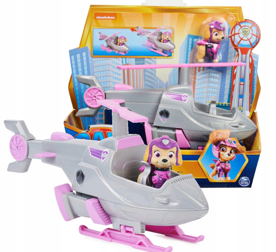 

Psi Patrol The Movie Pojazdy Bohaterów Skye 3+