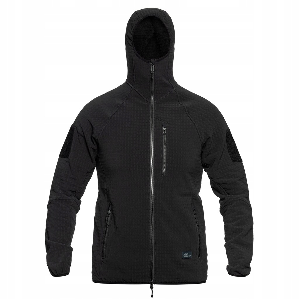Polar Mikina fleecová s rozepínací s kapucí Helikon Patriot Pro černá Xs