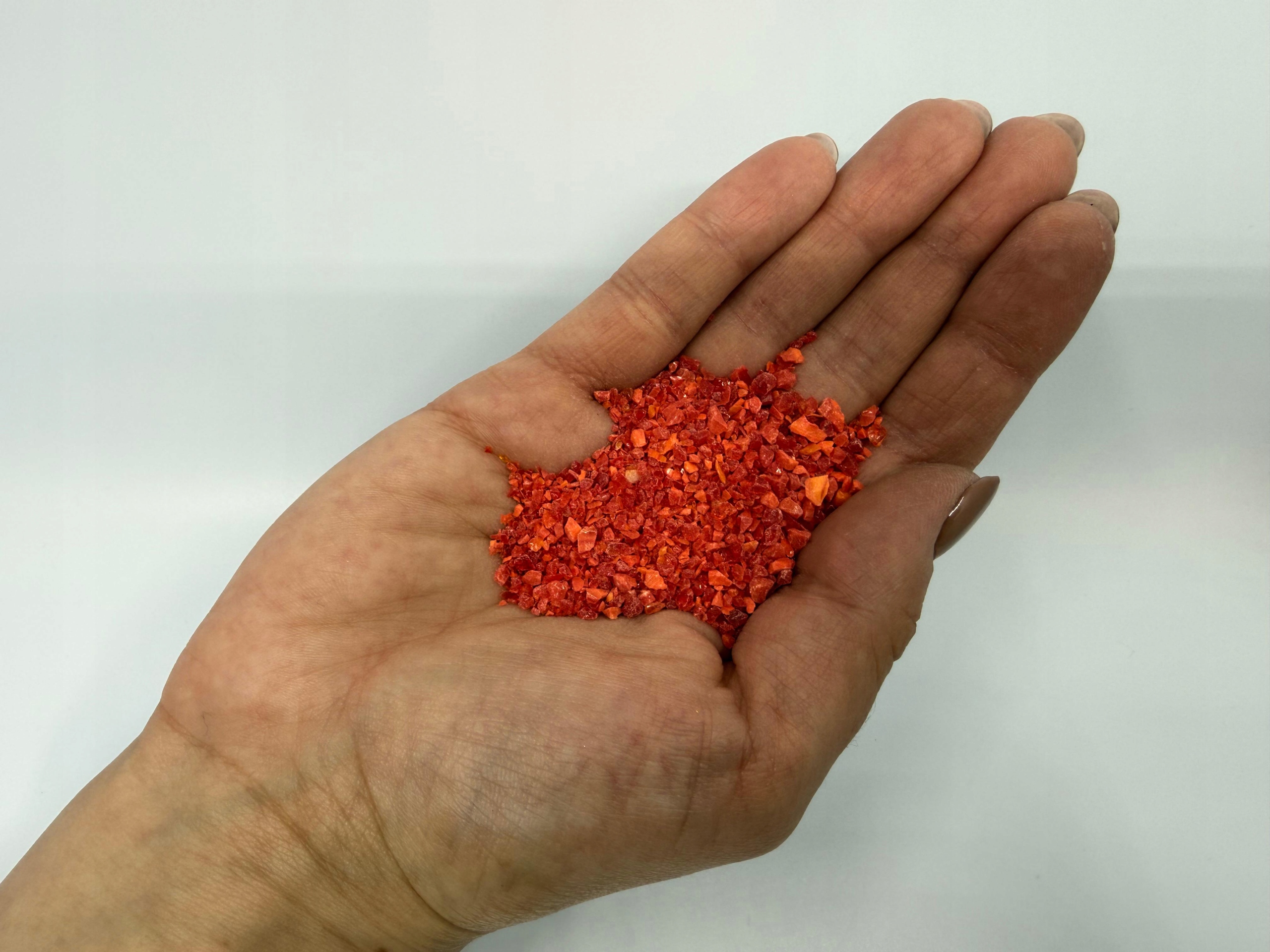 Sklo v oranžovom odtieni 1-3 mm 10 kg Garden Grit