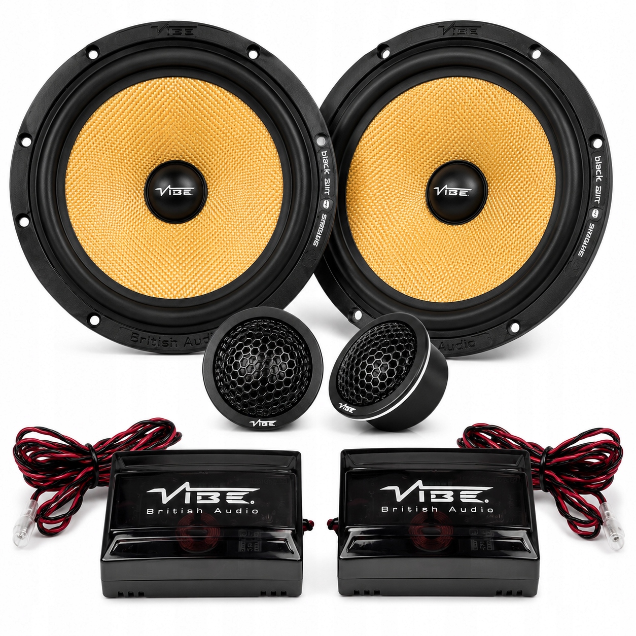 Głośniki 165mm Zestaw Komponentów Blackair BA6C-X 140W Rms 95dB 4ohm