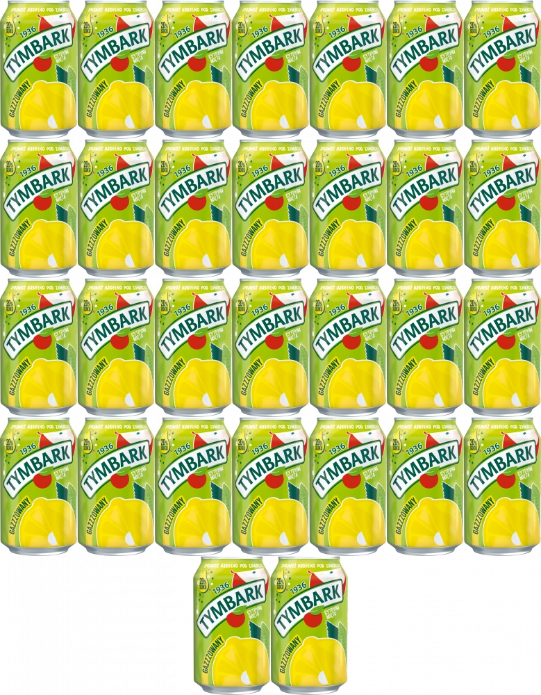 Napój Tymbark cytryna mięta 330 ml x36