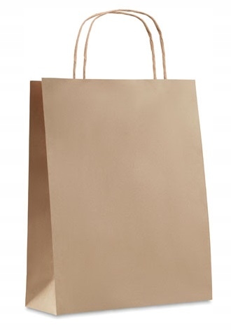 TORBA PAPIEROWA 210x180x80mm 90gr EKO NATURLANA - Brązowa Prezentowa