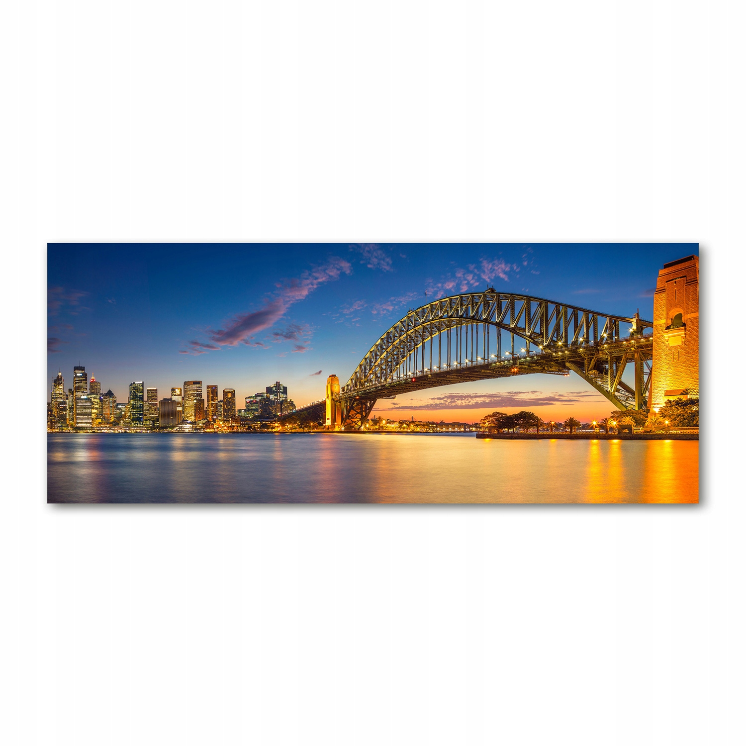 

Foto obraz akryl zdjęcie Panorama Sydney 125x50 cm