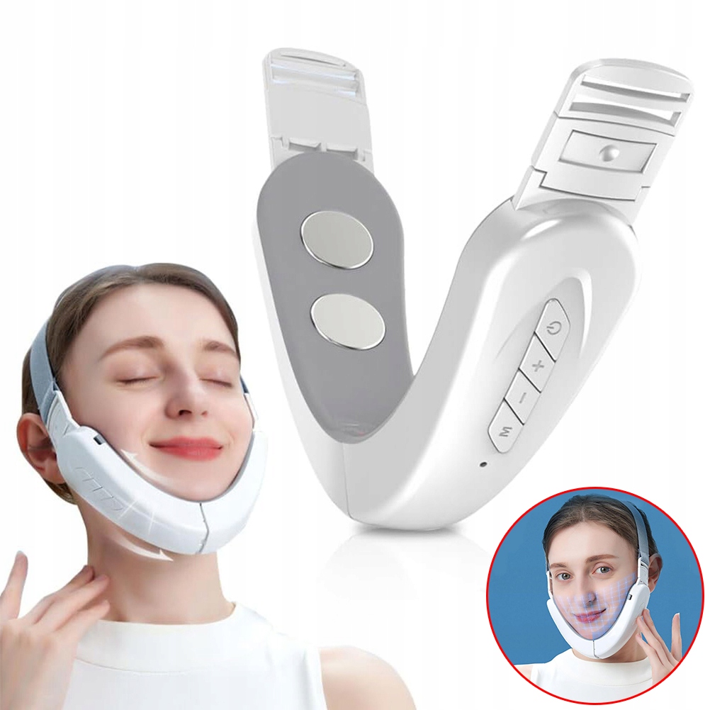 Modelující Masážní Přístroj Na Obličej Usb Fototerapie Na Bradu 155 Mah 6 Typu