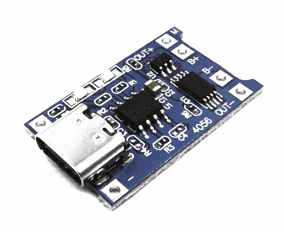 

Ładowarka ogniw 18650 TP4056 zabezpieczenie Usb-c