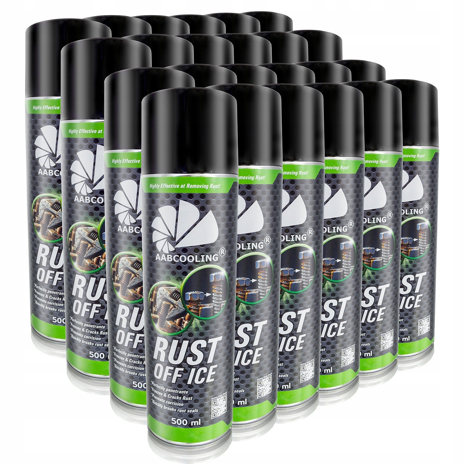 24 x Aabcooling Odhrdzavovač Skrutkov Hrdza Korózia 500 ml Penetrujúci Prostriedok
