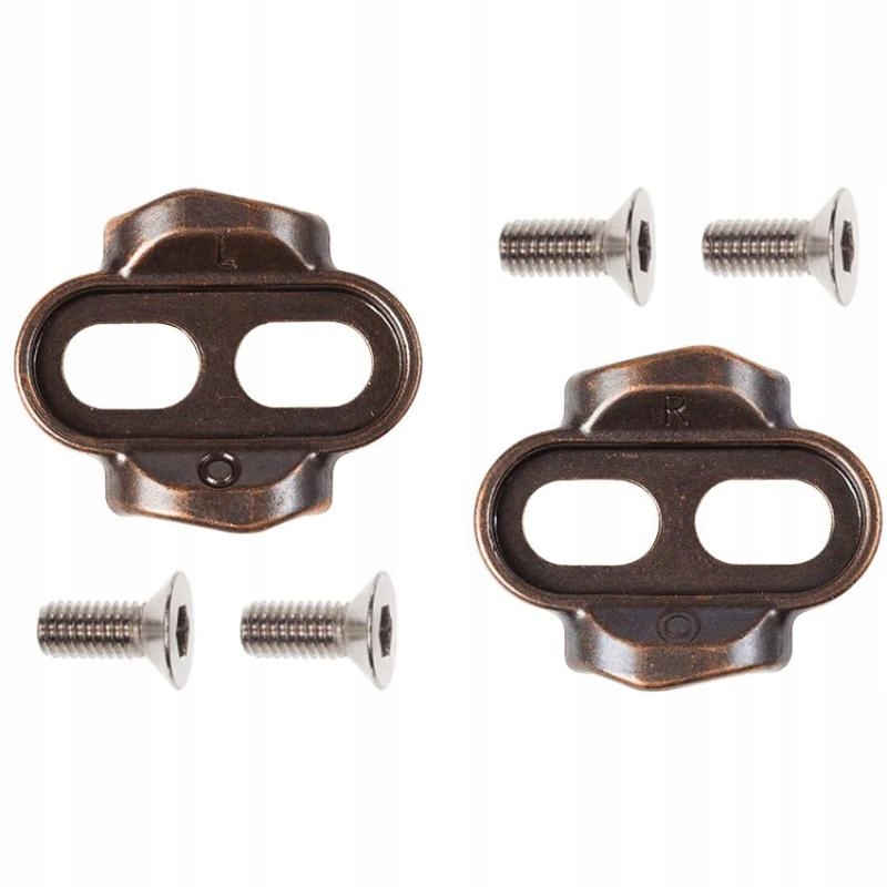 Crankbrothers Kufry Easy Release Cleats 0 stupňů bronzová