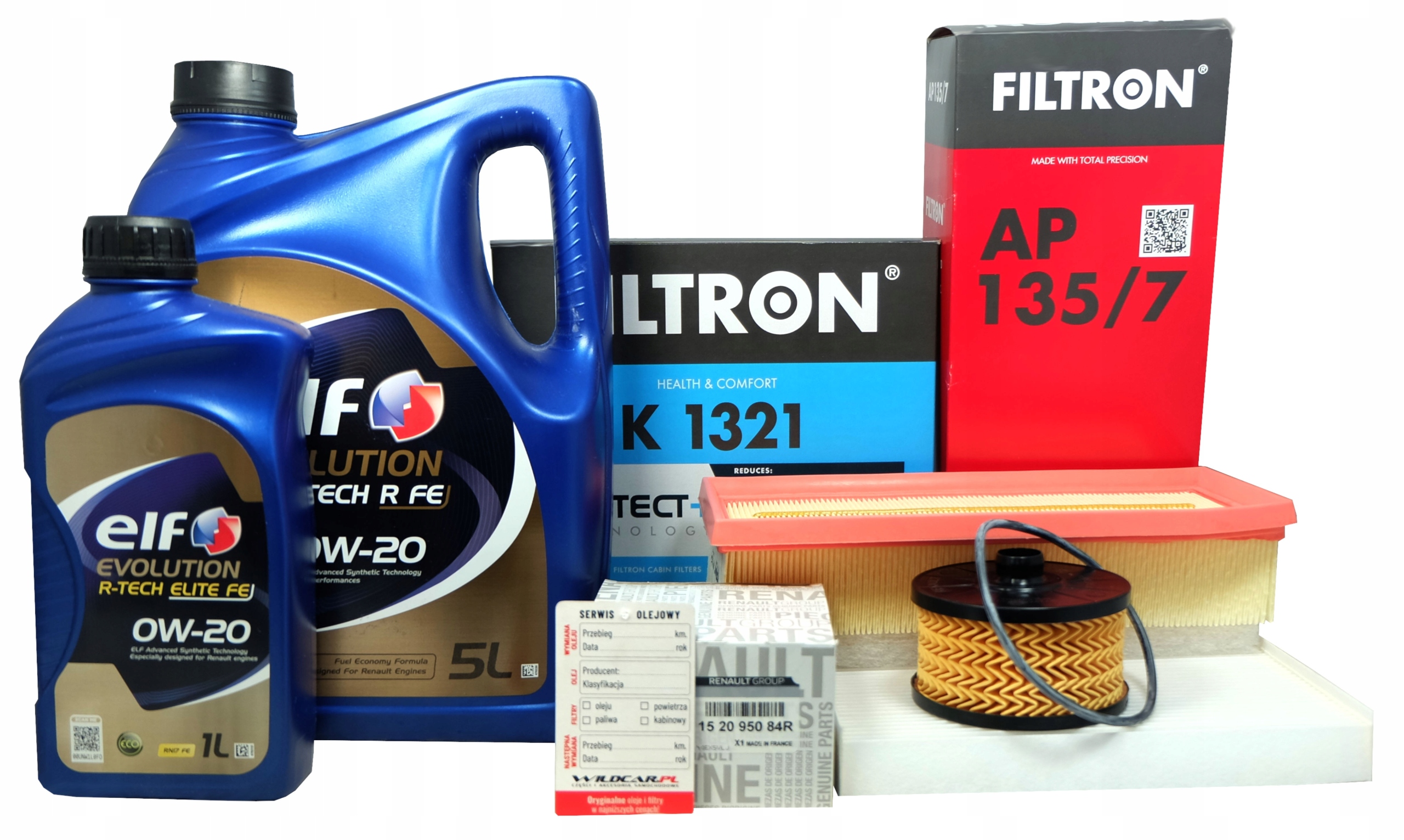 Olejové filtre Dacia Duster II Renault Captur 1.3 TCe